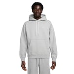 Nike DX1355-063 Solo Swoosh Sweatshirt Men's DK GREY HEATHER/WHITE Size 2XL