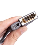 1080P male DVI to remale HDMI Adapter Cable for TV Display Bi-directional