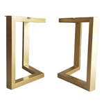 Table legs Metal, Dining DIY Office Furniture Legs, Heavy Duty Furniture Support Feet, 800kg Load Capacity, Gold/Black