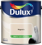 Dulux Smooth Creamy Emulsion Silk Paint - Magnolia - 2.5L -Walls and Ceiling