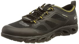 Jack Wolfskin Men's Breezer Vent Low M Sneaker, Black/Burly Yellow XT, 6 UK