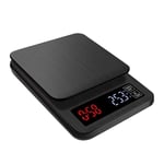 HIGHKAS Digital Kitchen Scale Weighing Scale Digital Electronic Scale with Timing USB Power Jewelry Food Coffee Kitchen Scale Weight Balance Tools New-3Kg 1125 (Color : 3kg)