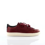 Puma Basket Citi Series Red Leather Mens Trainers 358891 02