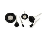 5pcs Soft Nylon Polishing Brush Wheels Brushes For Mini Drill Ro 0 3*25mm