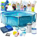Rampool 305x76 cm 16 i 1 INTEX 28208 + bubbelmaskin GRATIS