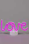Glow Love Neon Table Lamp