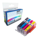 Refresh Cartridges 4 Colour Pack CLI551 Ink Compatible With Canon Printers