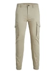 Jpstpaul Jjflake Cargo Crockery Noos Bottoms Trousers Cargo Pants Beige Jack & J S