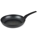 Salter BW08651 Marble Gold Fry Pan, 28 cm, Non-Stick, Forged Aluminium, Uses Little to No Oil, Dishwasher Safe, Includes A Soft Touch Handle, Easy-Clean, Induction Suitable For All Hob Types, Black