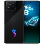 ASUS ROG Phone 8 5G Dual SIM Gaming Smartphone - 12GB+256GB - Black Snapdragon 8 Gen 3 Chipset - Up to 165Hz 6.78 FHD+ AMOLED Display - WiFi 7 - IP68 Water Resistance - Sony IMX890 50MP Gimbal OIS Camera - 65W PD Fast Charging