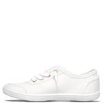 Skechers BOBS Women's 33492W Sneaker, White, 7.5 Wide