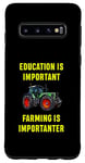 Coque pour Galaxy S10 Agriculteur Tracteur Agriculture Paysan Enfants Cadeaux