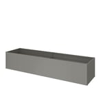 Biohort, Planteringsbädd 4x1 metallic quartz grey