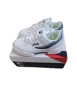 Fila Kids Original Fitness Sneakers White/Monument/Yellow Trainers Size UK2