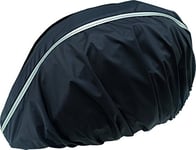 Sunnybaby 47088.0 Protection de pluie Cap 'pour casque de vélo avec bandes réfléchissantes Noir