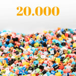 Hama Midi Beads Mix - 20 000 stk. - 20.000 stk