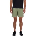 New Balance RC Seamless 2in1 7" Løpeshorts Herre - Grøn - str. XS