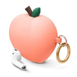 Elago AirPods Peach Hang Case (Apple AirPods 1/2) - Orange