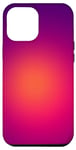 Coque pour iPhone 15 Pro Max Violet-Rose Orange Ombre Dégradé Aura Mignonne Esthétique
