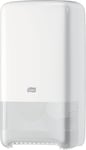 Tork T6 Twin dispenser för toalettpapper, vit