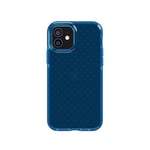 tech21 Evo Check Coque antimicrobienne pour Apple iPhone 12 et 12 Pro 5G avec Protection Contre Les Chutes de 3 mètres, Bleu Classique