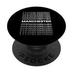 Minimalist City - United Kingdom Modern Manchester PopSockets Swappable PopGrip