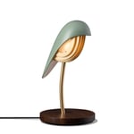 Bird Table Lamp - Olive Green