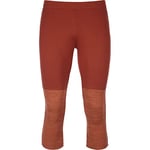 ORTOVOX Fleece Light Short Pants Homme, Argile et Orange, M