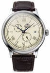 Orient RA-AK0702Y Mens Classic Multi-Dial Brown Strap Watch