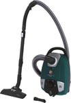 Hoover Cylinder Vacuum Cleaner Bagged, H-Energy 300 with HEPA Filter, Long Reac