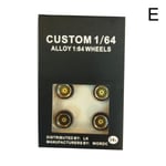 1:64 Alloy Car Model Modification Accessories Metal Wheel E