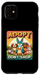 Coque pour iPhone 11 Adopt Don't Shop Pet Adoption Animal Rescue