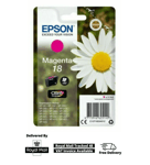 ORIGINAL Epson 18 Magenta Daisy Ink Cartridges (T1803) For XP-405 412 XP-415