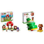 LEGO Super Mario Nabbit at Toad’s Shop Expansion Set, Collectible Toy for 6 Plus Year Old Boys & 71404 Super Mario Goomba’s Shoe Expansion Set, Buildable Toy Game, with Goomba Figure