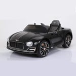 Bentley Official Licensed EXP12 Series 12V Electric Kids Ride On Cars Parental Remote, Mp3 Player, LED Light, Black