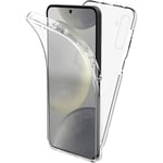 Helhetsskydd 360 - Samsung - Galaxy S24 - Transparent - Semi-stiv - Stötskydd Transparent