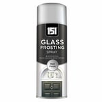 1 x 151 Glass Frosting Spray Aerosol Matt 400ml Spray Wood Metal Walls Privacy