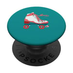 Love Retro Roller 70s Vibes Funky Groove Soul Roller PopSockets PopGrip Interchangeable
