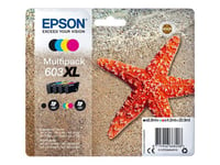Epson 603XL Multipack - Pack de 4 - XL - noir, jaune, cyan, magenta - original - blister - cartouche d'encre - pour Expression Home XP-2150, 2155, 3150, 3155, 4150, 4155; WorkForce WF-2820, 2840, 2845, 2870