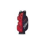 BRAND NEW Titleist StaDry 14 Cart Golf Bag - NAVY/RED