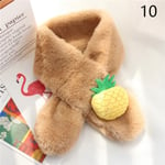 Kids Scarf Imitation Rabbit Fur Neck Warmer Style 10