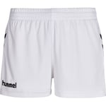 Hummel Shorts Core Xk Poly - Hvit Dame Fotballshorts unisex