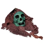 Savlot Halloween Skull Bar Haunted House Decoration Props Foam Simulation Bleeding Ghost Head Graveyard Horror Dress Yarn Silk Ornaments