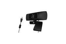 ICY BOX IB-CAM301-HD - Webbkamera - färg - 1920 x 1080 - 720p, 1080p - ljud - USB 2.0 - MJPEG, YUY2