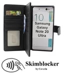 Skimblocker Samsung Galaxy Note 20 Ultra 5G XL Plånboksfodral (Svart)