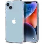 Spigen iPhone 14 (6.1) Liquid Crystal Case - Crystal Clear ULTRA-THIN - Premium TPU Super Lightweight - Exact Fit - Absolutely NO Bulkiness Soft Case