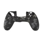 Soft Silicone Sleeve Dustproof Case Handle Cover For PS4 Controller Gray HEN