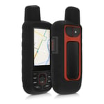 kwmobile Case Compatible with Garmin GPSMAP 66i - GPS Handset Navigation System Soft Silicone Skin Protective Cover - Black