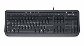 Microsoft Wired Keyboard 600, UK Layout - Black