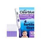 Clearblue Advanced Digital Ovulation Test 10 Tests New
